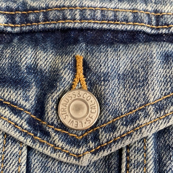 Levi’s San Francisco Denim Vest Size Small New - Picture 7 of 7